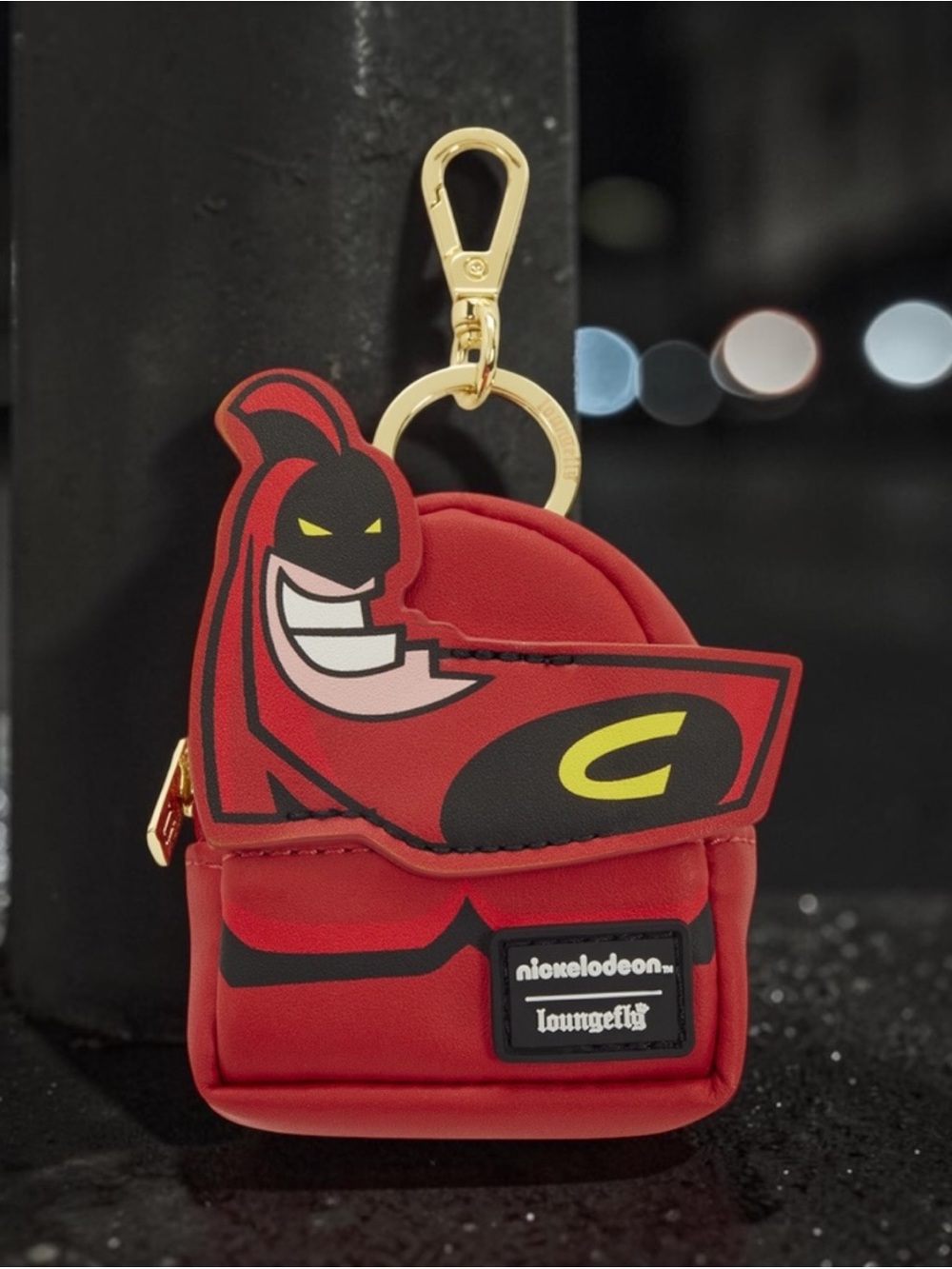 Loungefly The Fairly OddParents THE CRIMSON CHIN  Mystery Mini Backpac Charm NWT